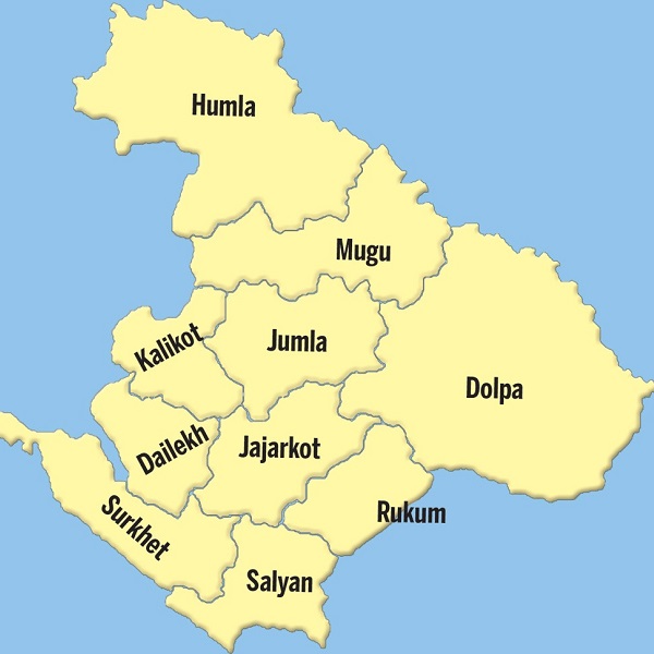 Districts List Of Karnali Province