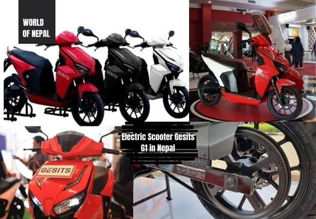 Electric Scooter Gesits G1 in Nepal