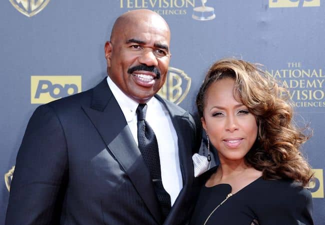 Steve Harvey Have with his wife